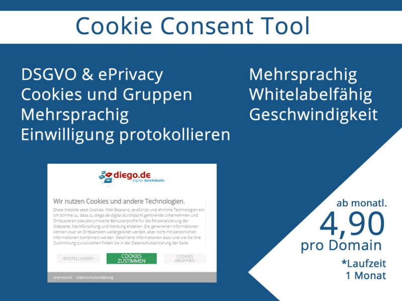 Foto Cookie Consent Tool - CCM-Tool